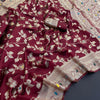 Charismatic Wine Soft Banarasi Silk Saree With Proficient Blouse Piece