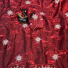 Amazing Maroon Sequence Work Fandy Silk Saree With Entrancing Blouse Piece