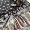 Panoply Black Paithani Silk Saree With Scrupulous Blouse Piece