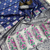 Allure Navy Blue Paithani Silk Saree With Dulcet Blouse Piece