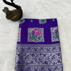Delectable Violet Paithani Silk Saree With Piquant Blouse Piece