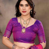 Wonderful Magenta Soft Banarasi Silk Saree With Trendy Blouse Piece