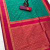 Exquisite Green Soft Banarasi Silk Saree With Amiable Blouse Piece