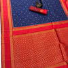 Radiant Navy Blue Soft Banarasi Silk Saree With Fugacious Blouse Piece