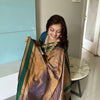 Improbable Peach Soft Banarasi Silk Saree With Deserving Blouse Piece