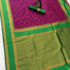 Impressive Wine Soft Banarasi Silk Saree With Lovely Blouse Piece