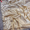 Fancifull Beige Soft Tissue Silk Saree With Classy Blouse Piece