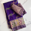 Blissful Royal Purple Soft Banarasi Silk Saree With Sumptuous Blouse Piece