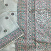 Prodigal Beige Embroidery Work Tussar Silk Saree With Blooming Blouse Piece