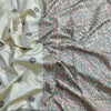 Prodigal Beige Embroidery Work Tussar Silk Saree With Blooming Blouse Piece