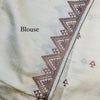 Lovely Off White Embroidery Work Tussar Silk Saree With Demanding Blouse Piece