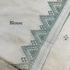 Stunner Off White Embroidery Work Tussar Silk Saree With Elision Blouse Piece