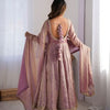 Embroidered Anarkali Suit Set with Dupatta & Bottom – 5 Color Options