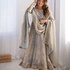Embroidered Anarkali Suit Set with Dupatta & Bottom – 5 Color Options