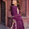 Elegant Georgette Anarkali Suit Set with Heavy Gota Lace Border & Dupatta – 4 Colors