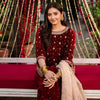 6 Color Velvet Embroidered Kurti Palazzo Set with Dupatta