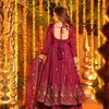 Elegant Embroidered Festival Anarkali Suit Set – 2 Color Options