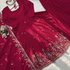 Elegant Embroidered Festival Anarkali Suit Set – 2 Color Options