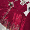 Elegant Embroidered Festival Anarkali Suit Set – 2 Color Options