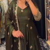 Elegant Embroidered Anarkali Suit Set with Dupatta – 2 Color Options