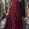 Elegant Embroidered Anarkali Suit Set with Dupatta – 2 Color Options