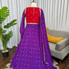 Elegant Embellished Anarkali Suit Set with Dupatta – 2 Color Options