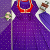 Elegant Embellished Anarkali Suit Set with Dupatta – 2 Color Options