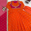 Elegant Embellished Anarkali Suit Set with Dupatta – 2 Color Options