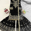 Heavy Velvet Embroidered Lehenga Suit Set with Dupatta – 4 Color Options