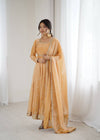 Embroidered Anarkali Suit Set with Dupatta & Bottom – 5 Color Options