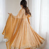 Embroidered Anarkali Suit Set with Dupatta & Bottom – 5 Color Options