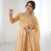 Embroidered Anarkali Suit Set with Dupatta & Bottom – 5 Color Options