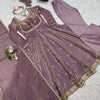 Embroidered Anarkali Suit Set with Dupatta & Bottom – 5 Color Options