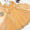 Embroidered Anarkali Suit Set with Dupatta & Bottom – 5 Color Options
