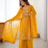 Premium Embroidered Kurti Set with Dupatta & Pant | Festive Wear | 2 Color Options
