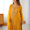 Premium Embroidered Kurti Set with Dupatta & Pant | Festive Wear | 2 Color Options