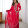 Premium Embroidered Kurti Set with Dupatta & Pant | Festive Wear | 2 Color Options