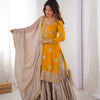 Elegant Embroidered Kurta Sharara Set with Dupatta – Festive Wear (4 Colors)