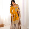 Elegant Embroidered Kurta Sharara Set with Dupatta – Festive Wear (4 Colors)