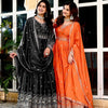 Elegant Embroidered Anarkali Suit Set with Dupatta – Festive Wear (3 Colors)