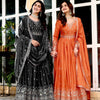 Elegant Embroidered Anarkali Suit Set with Dupatta – Festive Wear (3 Colors)
