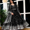 Elegant Embroidered Anarkali Suit Set with Dupatta – Festive Wear (3 Colors)