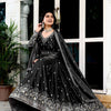 Elegant Embroidered Anarkali Suit Set with Dupatta – Festive Wear (3 Colors)