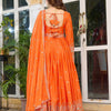 Elegant Embroidered Anarkali Suit Set with Dupatta – Festive Wear (3 Colors)