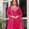 Designer Heavy Embroidered Anarkali Suit Set with Dupatta – 2 Color Options