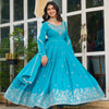 Designer Heavy Embroidered Anarkali Suit Set with Dupatta – 2 Color Options