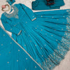 Designer Heavy Embroidered Anarkali Suit Set with Dupatta – 2 Color Options