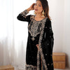 Designer Heavy Embroidered Kurta Sharara Suit Set with Dupatta | 10 Color Options