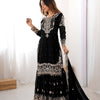 Designer Heavy Embroidered Kurta Sharara Suit Set with Dupatta | 10 Color Options