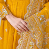 Luxury Embroidered Anarkali Suit Set with Heavy Border Dupatta (3 Color Options)